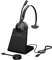 Jabra Engage 55 Mono Wireless Headset with Link 400 USB-C DECT Adapter - Noise-Cancelling Mic, Extensive Range, Hearing Protection and Charging Stand - MS Teams certified, Zoom, Google Meet - Black