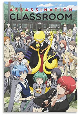 Assassination Classroom Anime Poster Bild Druck Leinwand Gemälde Schlafzimmer Ästhetik 20 x 30 cm ohne Rahmen