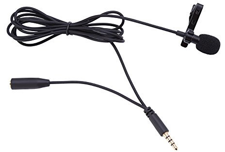 Mini Clip on Headset Microphone, Wired Boom Headset Mic with 3.5mm Jack, Clear Voice, Wide Dynamic Range Microphone for Voice Amplifier, Audio Sound System