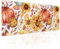 Fall Pumpkin Sunflowers Mouse Pad XL Watercolor Retro Autumn Leaves Floral Extended Desk Mat Non-Slip Rubber Base Stitched Edge Large XL Thanksgiving Mousepad for Desk Gaming Laptop,31.5×11.8 in
