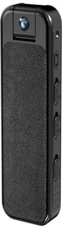 Andoer 1080P HD Mini Body Camera with Audio and Video Recording Portable Video Recorder 180°Lens Rotatable with Night Vision Large Battery Capacity 90°Wide Angle with Back Clip for Daily Record