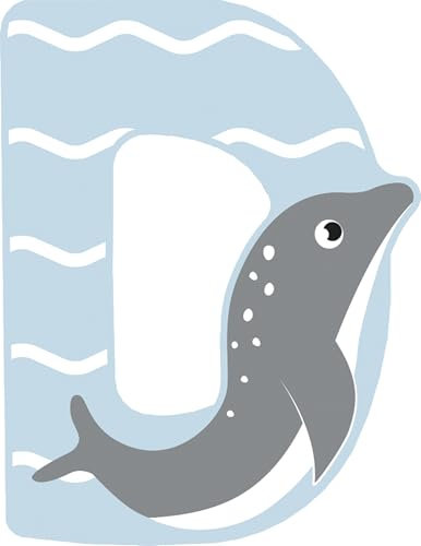 small foot Holzbuchstaben-Set Kinderzimmer D aus FSC® 100%-zertifiziertem Holz, Tier-Buchstaben zum Sammeln, 12511