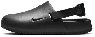 Nike Men's Calm Mules, Black/Black, 11