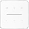 Interrupteur de volet roulant intelligent Zigbee avec neutre, Hub Tuya Zigbee requis, compatible avec Smart Life Tuya App Alexa Google Home (blanc)