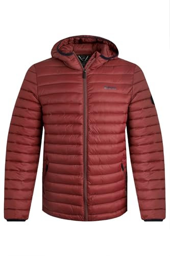 Weird Fish Flete Lightweight Showerproof Padded Hooded Jacket Foxberry Size XL