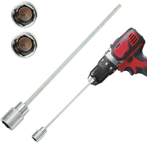 Caravan Corner Steady Drill Adattatore, Caravan Extension Socket Jack, 30 cm Caravan Supporto per gambe Avvolgitore 19 mm Caravan Drill Leg Winder adattatore accessorio trapano elettrico
