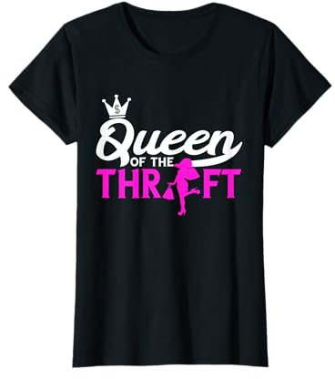 Queen Of The Thrift Thrifter Shopper Gebrauchtwarenladen T-Shirt