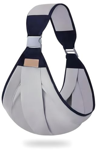 CATOR Trage Seitlich, Tragbar Baby Tragegurt mit Verstellbaren Bequemen Schultergurten, Ergonomisch Toddler Carrier, babytrage Babytragetuch