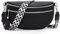 LANXINGLUO Bauchtasche Damen schwarz umhängetasche Damen mittelgroß Crossbody Bag Mit Kreditkartenfach und 2 Schultergurten Bags for Women
