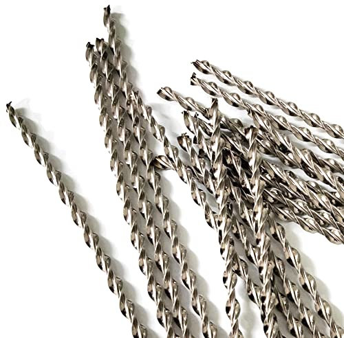 Pack 5 grapas helicoidales de acero inox AISI 304 (22cm x ø8mm) - Para reparación de grietas, grapado de juntas, armado, cosido...