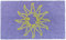 Gift Company - Fussmatte - Motiv: Club de Soleil - Kokos, Vinyl - Farbe: lila - 45 x 75 cm