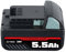 ZEERISA 5.5Ah High Output 18V MAX 18V 18M Lithium-ion Replacement Battery Compatible with Milwaukee Battery 48-11-1865 48-11-1850 48-11-1840 48-11-1862 Cordless Power Tools