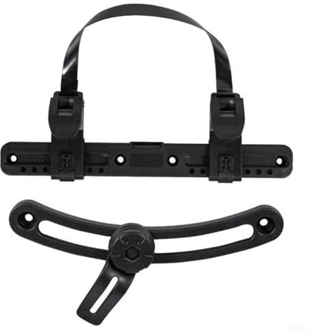 Pumixiy Haltbares Fahrradgepäckträger-Haken-Schnallen-Hardware-Kit aus PA66+GF, verfügt über 8 verstellbare Punkte mit 173 mm horizontalem Abstand für Seitentaschenmontage
