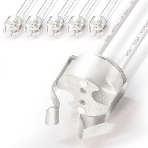 MR16 GU5.3 Socket with Clip/Bracket, MR11 G4 Light Socket, GU6.35, GY6.35, GX5.3, GU4 GZ4, Mini Bi-Pin Ceramic Wire Connector Base Socket Adapter for MR16 Halogen/LED Bulbs, 6 Pack