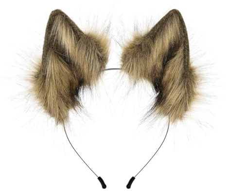 Handgefertigtes Fell Fuchs Katzenohren Stirnband Fursuit Kopfbedeckung Cosplay Kostüm Party Zubehör