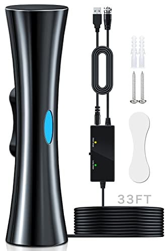 DVB-T/DVB-T2-Antenne Antenna 620+KM DVBT2 Antenne mit Verstärker Innen,2026 Neueste Digitale Antenne für TV Innen/Außen mit Verstärker Signalverstärker,Geeignet für 4K 1080P&Alle TV-Geräte-