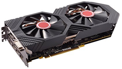 XFX Scheda Grafica Radeon Express RX-580 nero 8 go