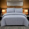 DTEX HOMES Double Duvet Set 100% Pure Cotton Reversible Printed Hotel Quality Duvet Cover Ultra Soft Easy Care double bedding Set Super Soft and Luxury Duvet Cover Sets (Balia Silver)