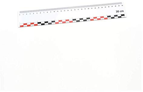 magnetisches Messlineal für Sachverständige, KFZ-Gutachter, Präsentationen, Lineal (5, 300mm)