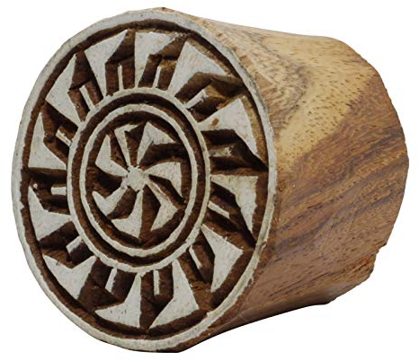 Freak Scene Stempel aus Holz - Mandala 08-3,5 cm - Holzstempel