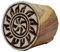 Freak Scene Stempel aus Holz - Mandala 08-3,5 cm - Holzstempel