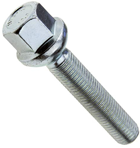 Radschraube M12x1,5 60mm Kugelbund Radbolzen Längenauswahl Kompatibel mit Skoda Volkswagen Mercedes