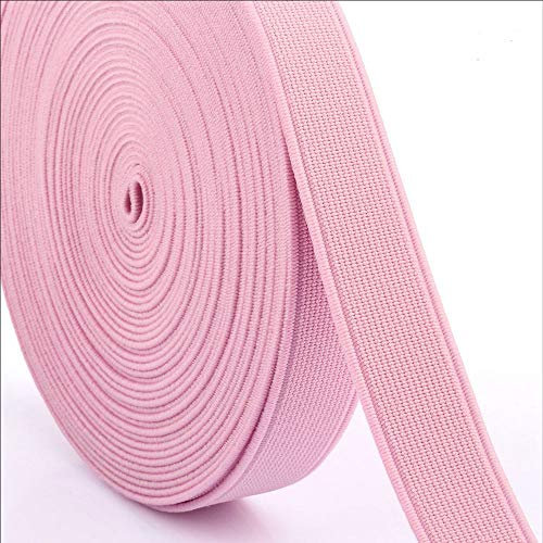MoonyLI 16 Yards 15mm Gummibänder DIY Breite Geflochtene elastische Schnur Gummiband Ohren Seil Schnur Schnur Stretch Stricken Elastische Spule