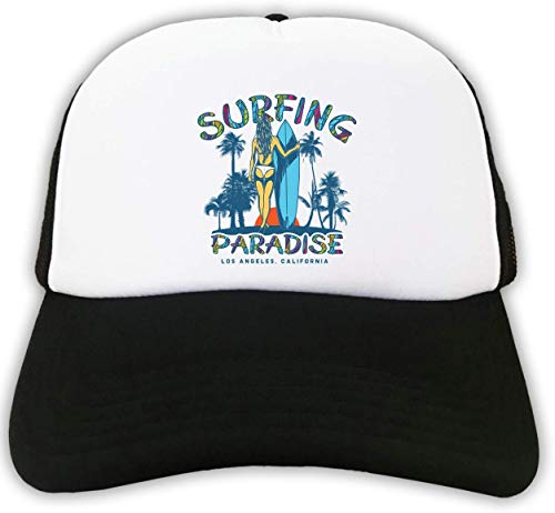 Surfing Paradise Los Angeles Palms Trucker Cap