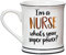 Sass & Belle Tasse mit Aufschrift I'm A Nurse What's Your Super Power