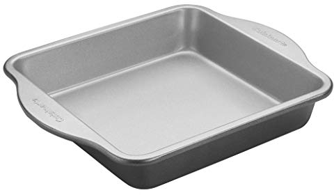 CUISINART CMHB-9SCK Teglia quadrata antiaderente Easy-Grip, acciaio, nero/argento