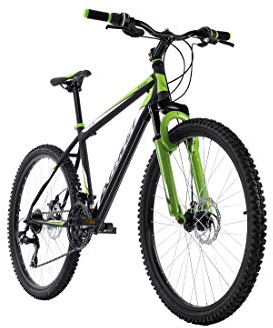 KS Cycling Mountainbike Hardtail 26'' Xtinct (Schwarz-Grün, 42 cm)