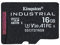 Kingston Industrial microSD -16GB microSDHC Industrial C10 A1 pSLC Karte Einzelpackung ohne Adapter- SDCIT2/16GBSP