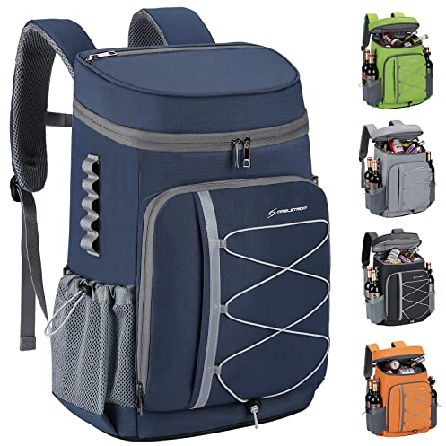 Maelstrom Mochila enfriadora, mochila enfriadora de 35 latas a prueba de fugas, bolsa térmica suave aislada, enfriador de playa, mochila de camping, mochila hielera, enfriador de viaje para compras de