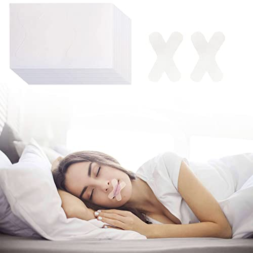 120 Stk Anti Schnarch Pflaster,sleep strips mouth,mundband zum schlafen,schlafstreifen mund,mundband gegen schnarchen,Anti‑Snoring Patch für Verbessern Sie die Weniger Mundatmung und Schnarchen