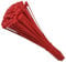 50 Tie Wraps Cable Ties Fasteners Wire Zip Strap Cord Strong Nylon Plastic Durable (Medium 203mm, Red)