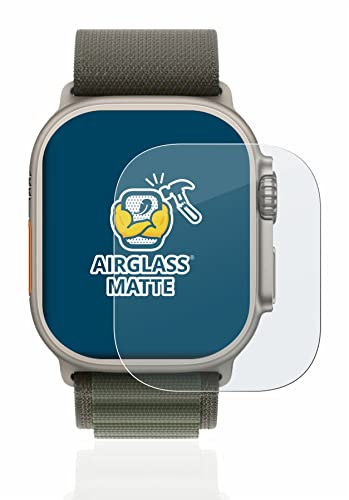 BROTECT Protector Pantalla Mate Cristal para Apple Watch Ultra/Ultra 2 Protección Anti-Reflejos