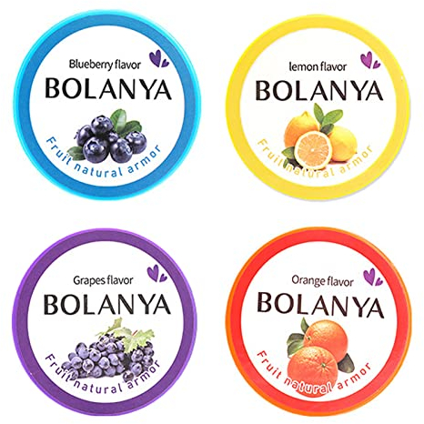Nail Varnish Remover Pads,80PCS Nail Polish Remover Pads in Box, Portable Nail Polish Remover Wipes (Lemon & Grape & Orange & Blueberry)