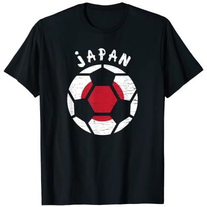 japan Soccer Ball Flag Jersey - Japanese Football T-Shirt