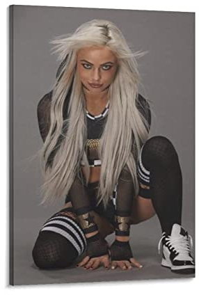 XINGSHANG Liv Morgan Coole Poster, ästhetische Poster, Kunstdruck, Wandfoto, Farbe, Poster, hängendes Bild, Familiendekoration, 40 x 60 cm