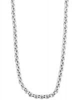 Akzent Unisex-Kette Edelstahl Erbskette Silberfarbig Karabiner 40-90 cm 5000200 (60)