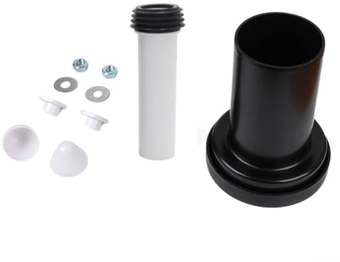 Connection Pipe Set fit for Geberit for DUOFIX Cistern WC Frame Inlet & Outlet Connector Kit Wall Hung Toilet Pan with Satin Chrome Cover Connection Pipe Set 152.426.46.1