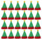 Theaque Mini Nikolausmützen Mini Weihnachtsmütze Xmas Lollipop Hut zum Basteln