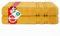 Hammetex 2er 70x140 cm Badetücher Set, 100% Baumwolle Premium Qualität Groß 70x140cm Duschtücher, Weich Saugstark Schnell Trocknendes Badetücher, Senf
