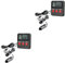 KOMBIUDA 2St Temperatur- und Feuchtigkeitsmesser Hygrometer lagererzwespen thermometers termometerstab digitales Thermometer digitaler Temperaturmesser digitaler Feuchtigkeitsmesser Black