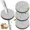 OFFCUP 4 Pack MicroDisc Replacement Filter Discs for Brita Fill and Go Water Filter Bottles Carafes, Reduce Chlorine, Microparticles and Other Impurities, Eco-Friendly and Economical