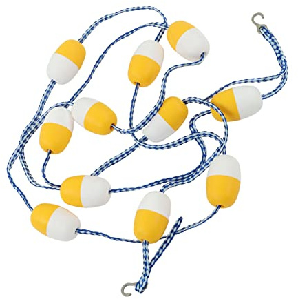 MUNEFE Swimming Pool Safety Divider Rope, Pool Divider Rope Float, Pool Buoy Rope Line for Indoor Swimming Pool