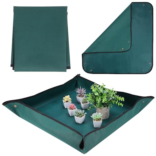 TOYANDONA Plant Mat Repotting Mat Potting Tray Soil Pad for Indoor Plants Gardening Tasks Convenient Foldable Feature
