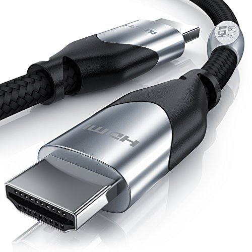 CSL - 0,5m 50cm HDMI Kabel 2.0b - Ultra HD 4k 60Hz Gbits 0,5 Meter - neuester Standard - Ethernet High Speed HDMI 2.0 - Ultra HD 3D ARC CEC HDCP HDR - 3-Fach geschirmt - Platin Edition