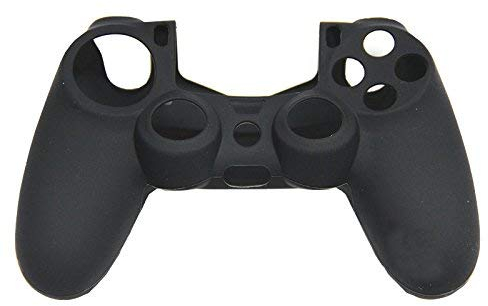 OSTENT Gel de Protection en Silicone Housse Etui Souple Pochette Compatible pour Sony PS4 Controller - Couleur Noir