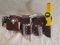 Scaffolding Leather BBI Tool Work Belt with Tool Set Spanner Ratchet Level TapePouch/Pockets/Frog (Belt 716 Spanner Level Tape)